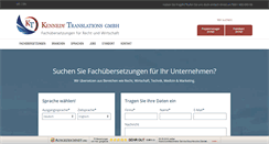 Desktop Screenshot of kennedy-translations.com