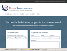 Tablet Screenshot of kennedy-translations.com